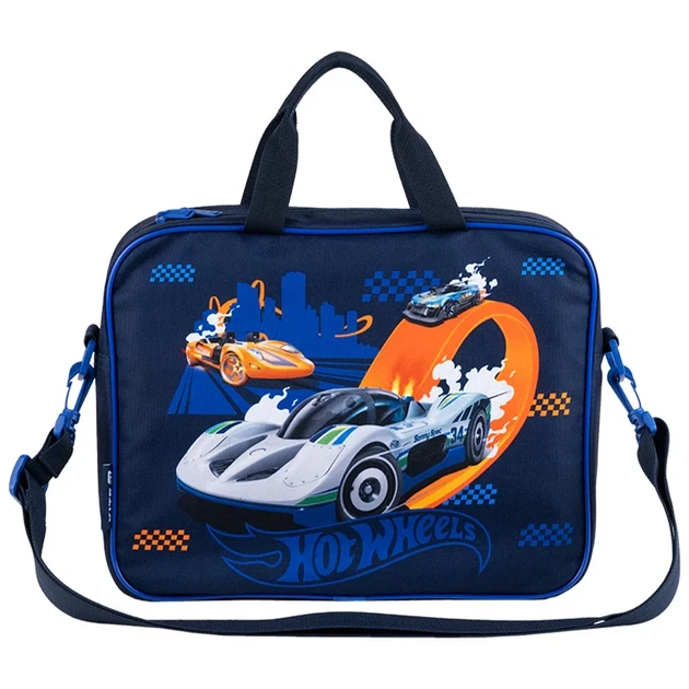 Шкільна текстильна сумка Kite Hot Wheels HW25-589 - изображение 2