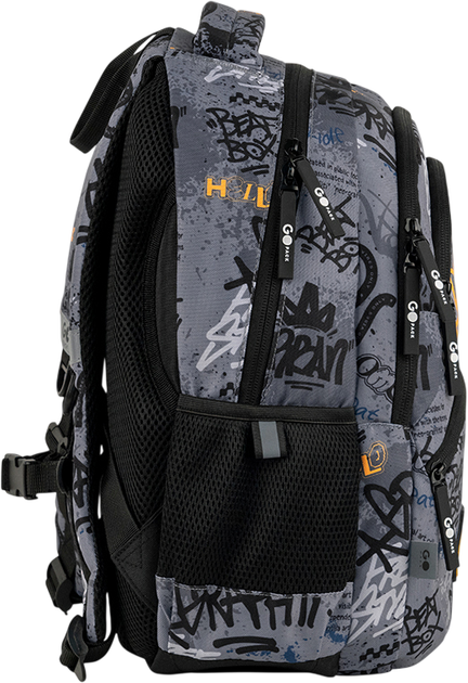 Рюкзак GoPack з ортопедичною спинкою Education Free Style 40x30x15 см Темно-сірий (GO26-175M-5) - зображення 5