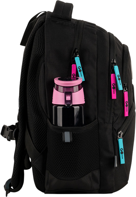 Рюкзак GoPack з ортопедичною спинкою Education Anime girl 40x30x15 см Чорний (GO26-175M-2) - зображення 6