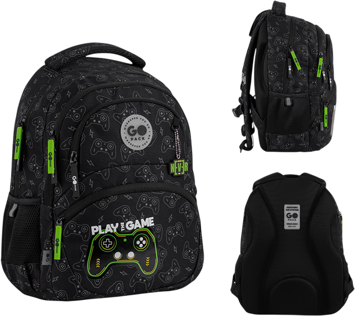 Рюкзак GoPack с ортопедической спинкой Education Never Give Up 40x30x15 см (GO26-175M-7) - изображение 2