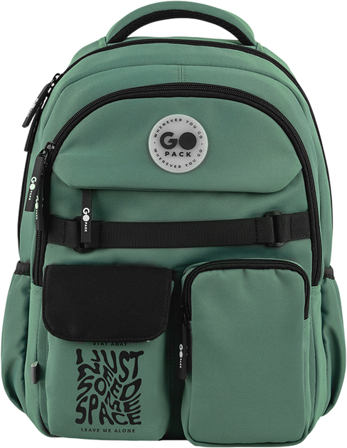 Рюкзак GoPack Education Стильний 39.5x28x15 см Зелений (GO26-183M-4) - Фото 4 Рюкзак GoPack Education Стильний 39.5x28x15 см Зелений (GO26-183M-4) - зображення 4