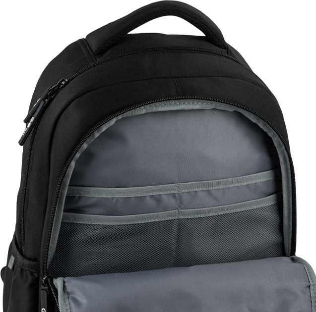 Рюкзак GoPack Education Стильний 39.5x28x15 см Чорний (GO26-183M-3) - зображення 13