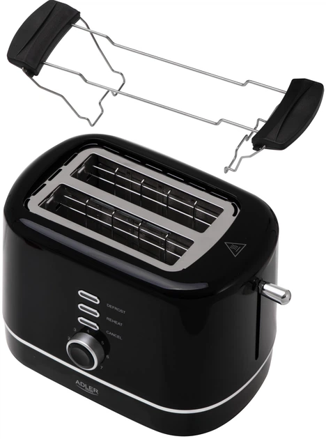 Toster Adler AD 3224 Czarny - obraz 2