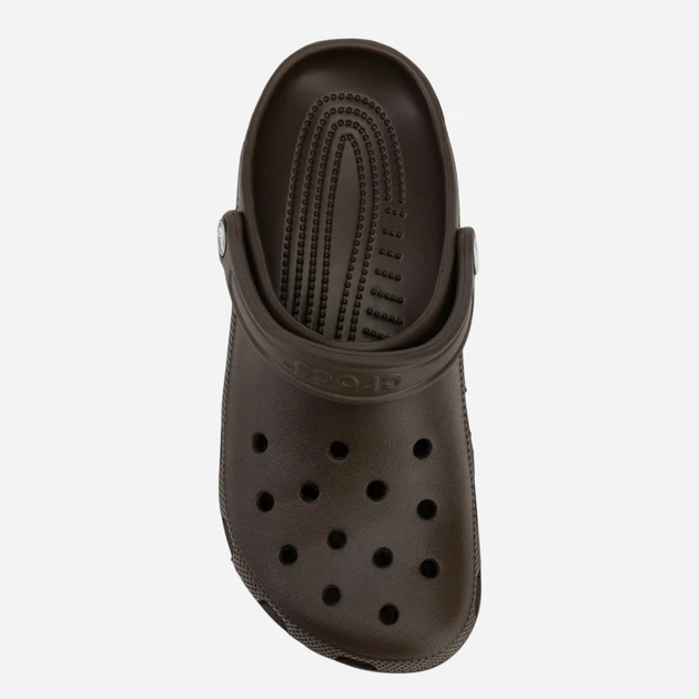 Чоловічі крокси Crocs Classic 10001-21Q 48-49 Темно-коричневі (198445129490) - зображення 5
