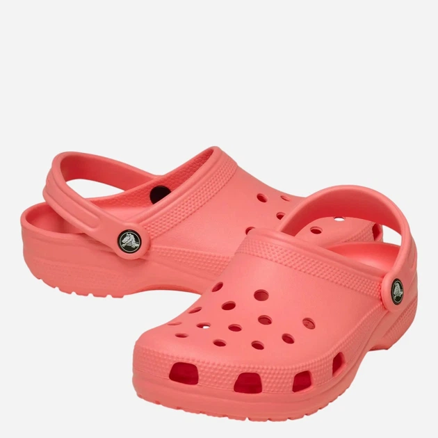 Chodaki damskie na platformie Crocs Classic 10001-6UI 36-37 Jasnokoralowe - obraz 4