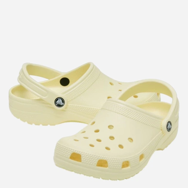 Chodaki damskie na platformie Crocs Classic 10001-7CJ 37-38 Jasnożółte - obraz 3
