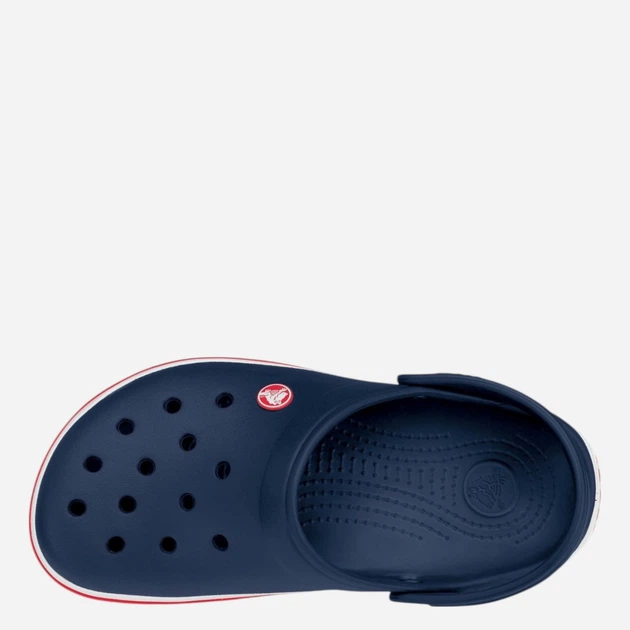 Chodaki męskie Crocs Crocband 11016-410 46-47 (M12) Granatowe (0883503476271) - obraz 4