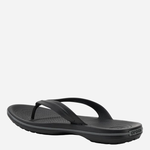 Чоловічі в'єтнамки для пляжу Crocs Crocband Flip 11033-0DD 42-43 Чорні (198445100659) - зображення 3