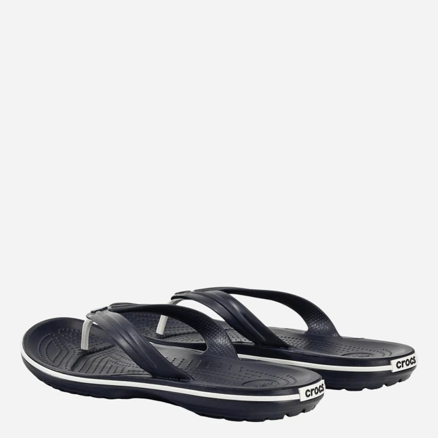 Чоловічі в'єтнамки для пляжу Crocs Crocband Flip 11033-410 42-43 Темно-сині (883503476905) - зображення 4