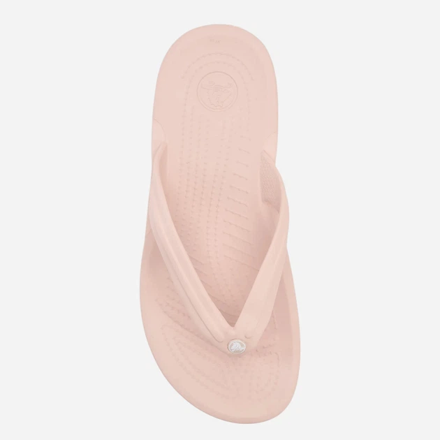 Klapki japonki damskie basenowe Crocs Crocband Flip 11033-6UR 41-42 Jasnoróżowe - obraz 4