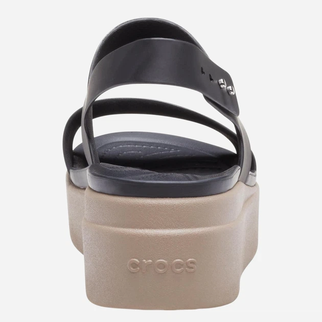 Жіночі сандалії Crocs Brooklyn Low Wedge W 206453-07H 36.5 Чорні (191448495395) - зображення 6