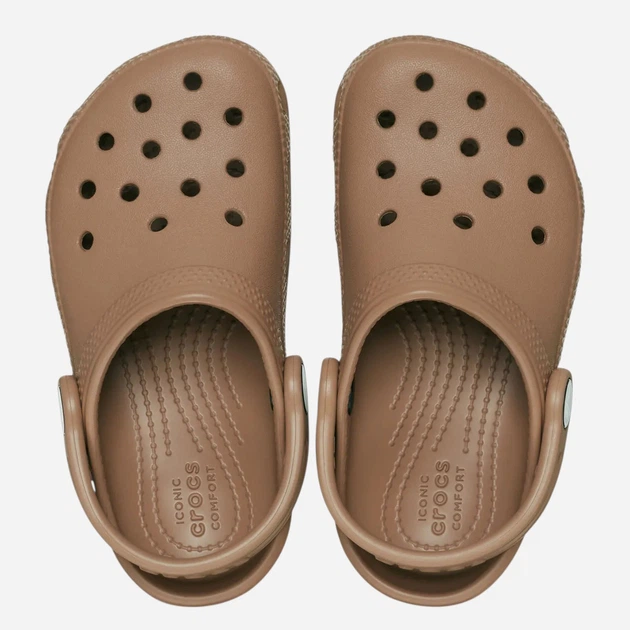 Chodaki młodzieżowe chłopięce Crocs Classic Kids Clog K 206991-2JJ 36-37 Brązowe - obraz 5