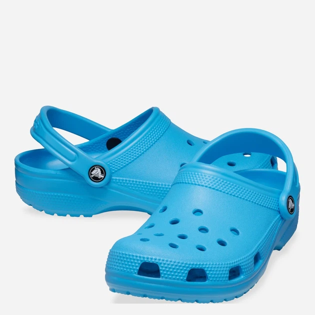 Chodaki chłopięce Crocs Classic Kids Clog K 206991-4OX 33-34 Jasnoniebieskie - obraz 3