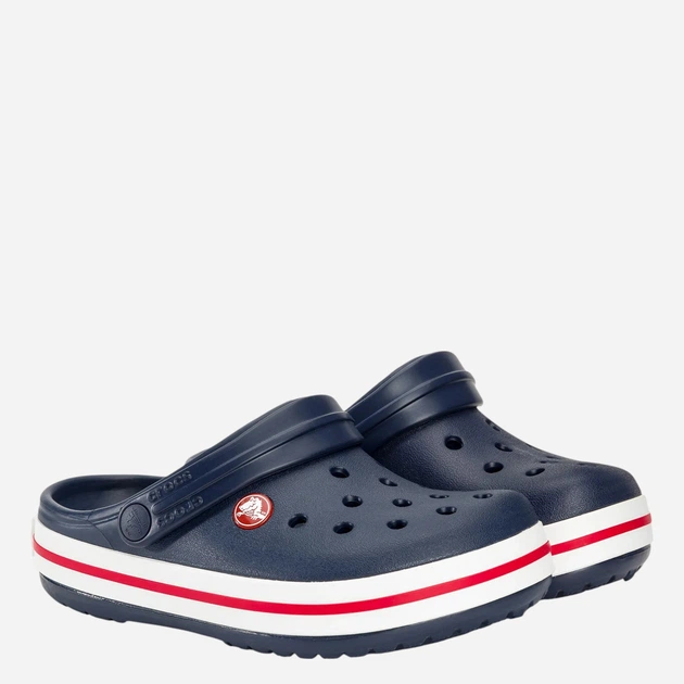 Chodaki chłopięce Crocs Crocband Kids Clog 207006-485 33-34 (J2/J4) Ciemnogranatowe (0191448739437) - obraz 3