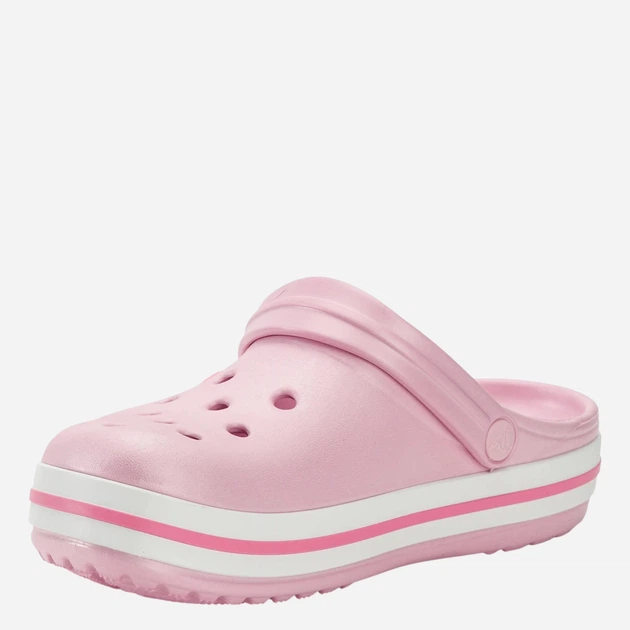 Chodaki dziecięce dla dziewczynki Crocs Crocband Kids Clog 207006-6GD 32-33 (J13) Jasnoróżowe (191448740143) - obraz 5
