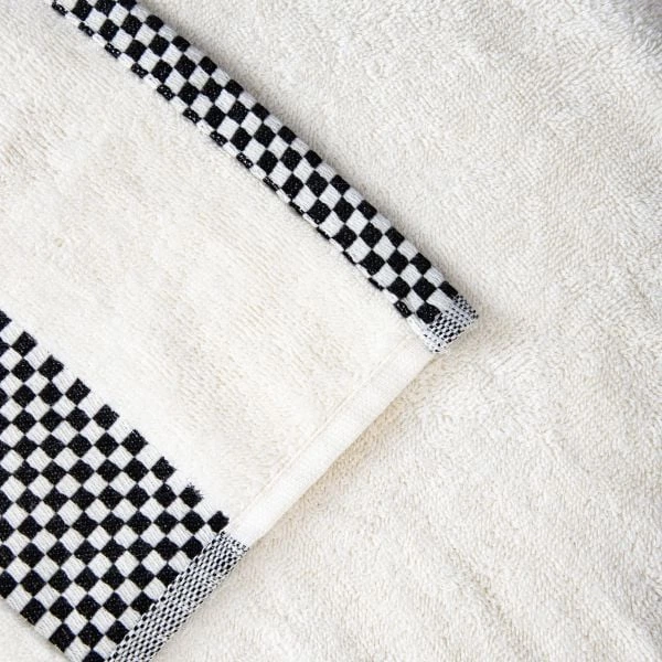 Рушник Homla Tiva з чорною клітинкою 70 x 130 см (5906496776052) - зображення 3