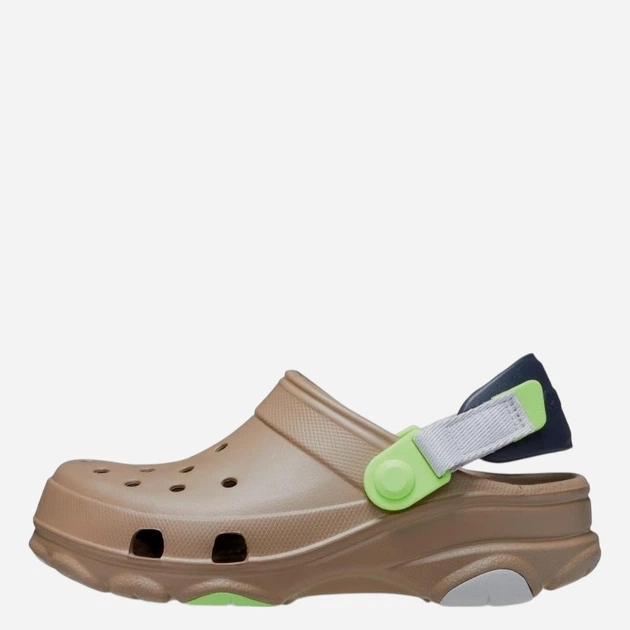 Дитячі крокси-сабо для хлопчика Crocs Classic All Terain Kids Clog 207458-2F9 28-29 Світло-коричневі (196265255573) - зображення 3