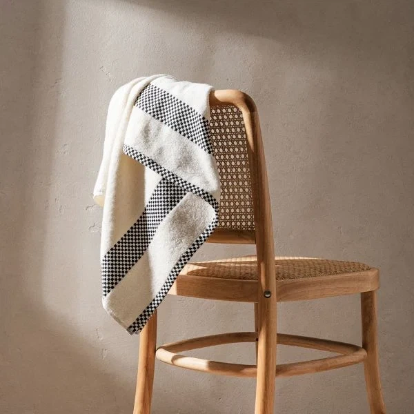 Рушник Homla Tiva з чорною клітинкою 70 x 130 см (5906496776052) - зображення 5