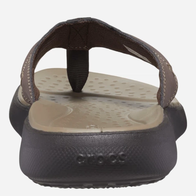 Чоловічі в'єтнамки для пляжу Crocs Yukon Vista Ii Lr Flip 209332-206 41-42 Коричневі (196265460892) - зображення 5