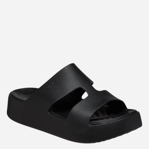 Klapki basenowe damskie Crocs Getaway Platform H - Strap 209409-001 39-40 Czarne - obraz 2