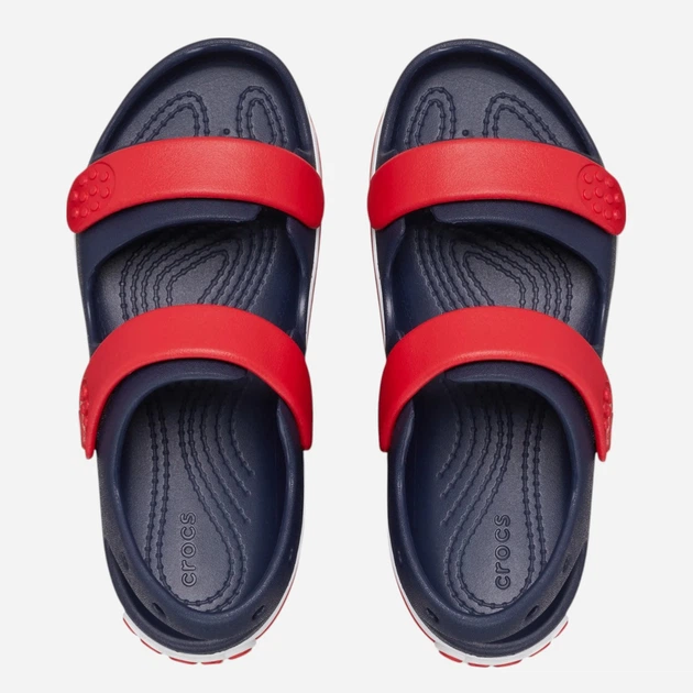 Дитячі сандалії для хлопчика Crocs Crocband Cruiser Sandal Kids 209423-4OT 33-34 Темно-сині (196265603657) - зображення 5