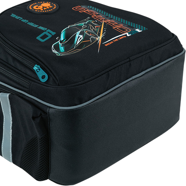 Рюкзак GoPack для початкової школи Education Speed Zone 37x28.5x16 см Чорний (GO26-2606S-6) - зображення 9