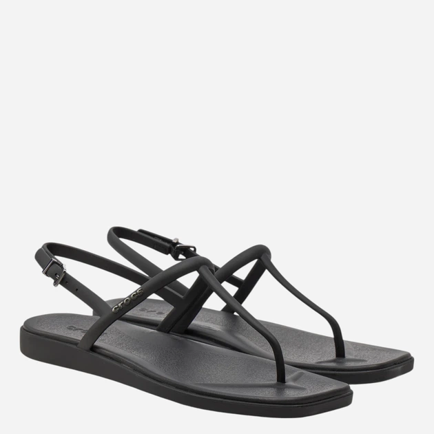 Sandały damskie japonki Crocs Miami Thong Flip 209793-001 38-39 Czarne - obraz 2