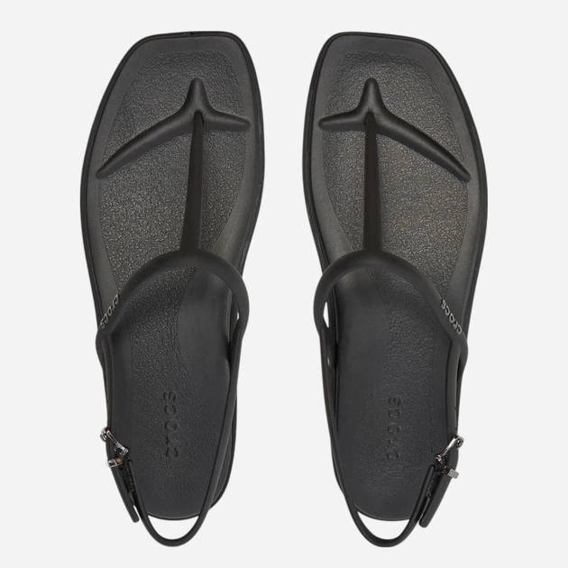 Sandały damskie japonki Crocs Miami Thong Flip 209793-001 38-39 Czarne - obraz 4
