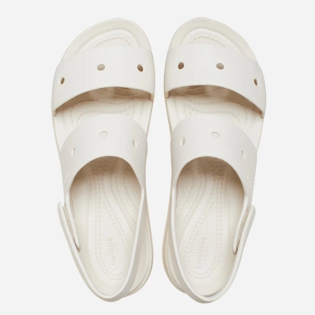 Sandały damskie na platformie Crocs Brooklyn 4U Sandal W 210676-160 41-42 Kremowe - obraz 4