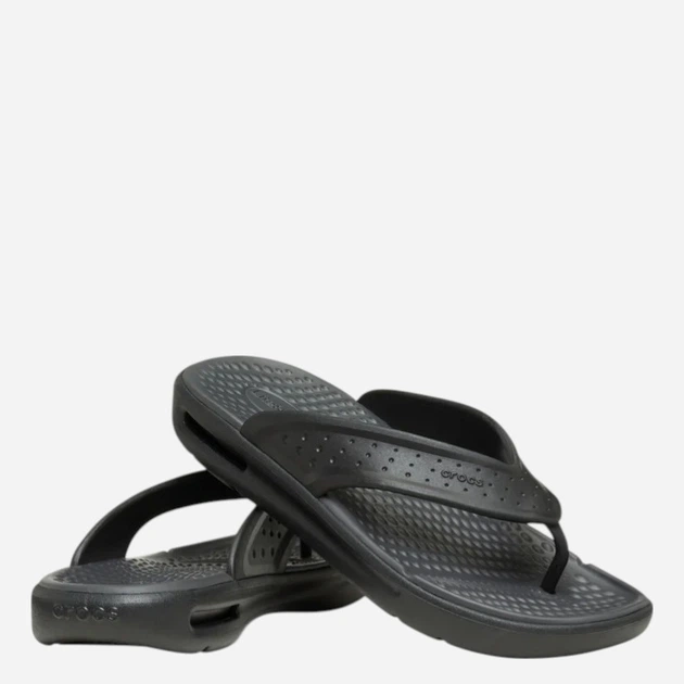 Чоловічі в'єтнамки для пляжу Crocs In Motion Flip 211101-001 42-43 Чорні (198445177637) - зображення 4