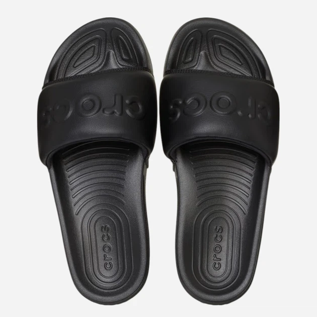 Чоловічі шльопанці для пляжу Crocs All Day Slide M 211432-001 43-44 Чорні (198445216954) - зображення 4