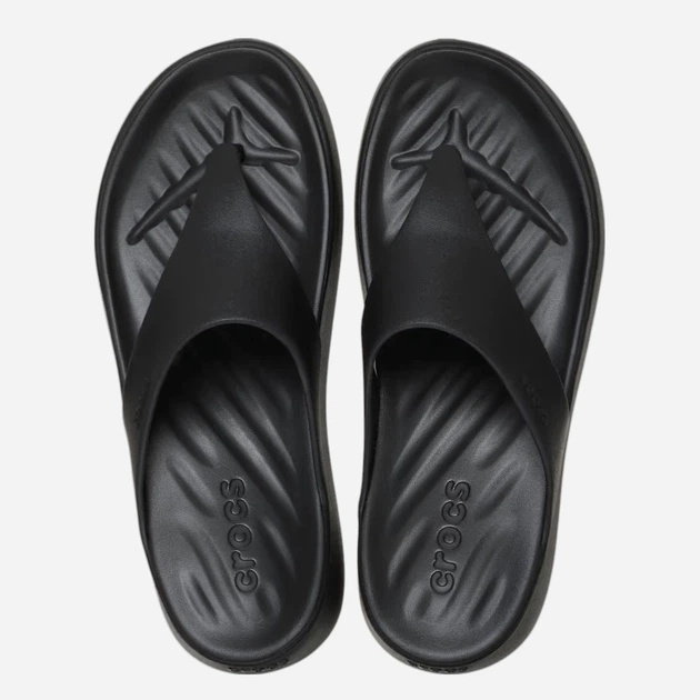 Жіночі в'єтнамки для пляжу Crocs Getaway Triangle Flip W 212018-001 39-40 Чорні (198445393570) - зображення 4
