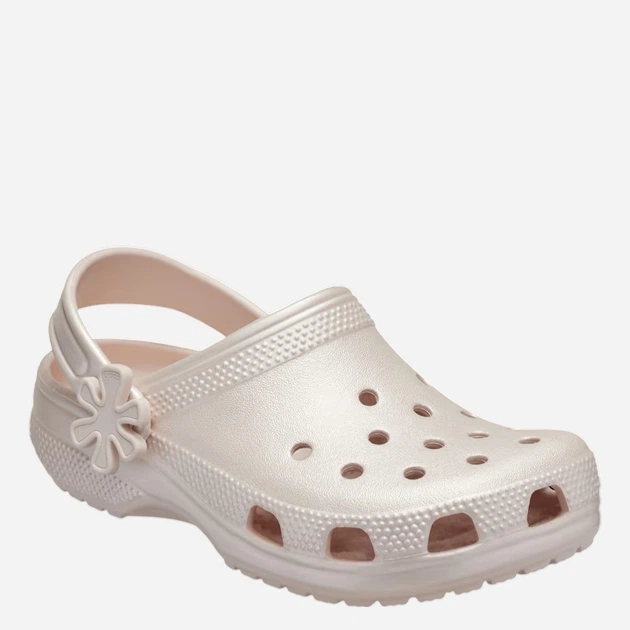Chodaki młodzieżowe dziewczęce Crocs Classic Pearl Shine Clog K 212814-6UR 34-35 Złote - obraz 2