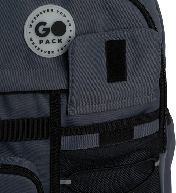 Рюкзак GoPack підлітковий Education Teens 46x32x19 см Темно-сірий (GO26-184L-4) - Фото 12 Рюкзак GoPack підлітковий Education Teens 46x32x19 см Темно-сірий (GO26-184L-4) - зображення 12