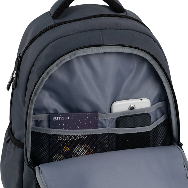 Рюкзак GoPack підлітковий Education Teens 46x32x19 см Темно-сірий (GO26-184L-4) - Фото 14 Рюкзак GoPack підлітковий Education Teens 46x32x19 см Темно-сірий (GO26-184L-4) - зображення 14