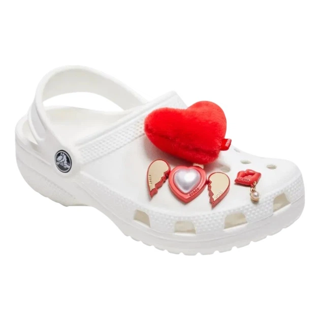 Przypinki do butów Crocs Red Valentines 5 Pack 10014657 5 szt Wielokolorowe - obraz 3