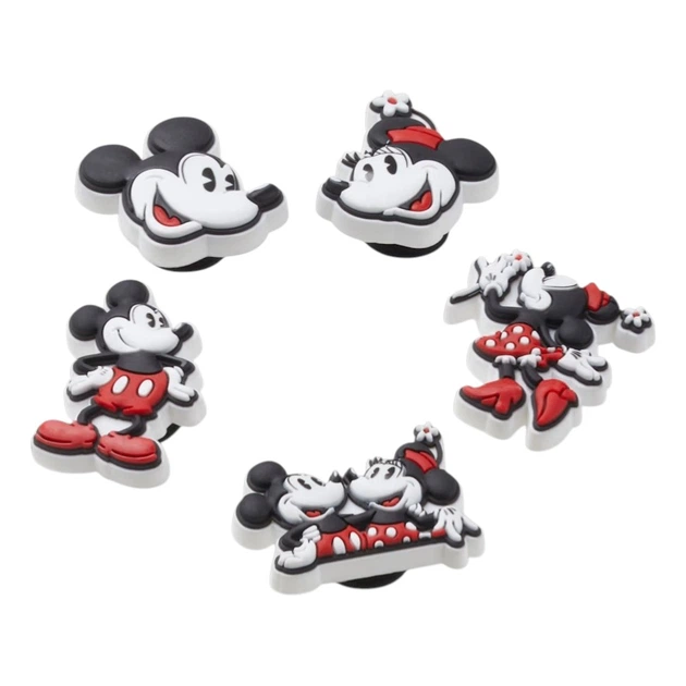 Przypinki do butów Crocs Mickey And Minnie Pvc 5Pck 10015116 5 szt Wielokolorowe - obraz 2