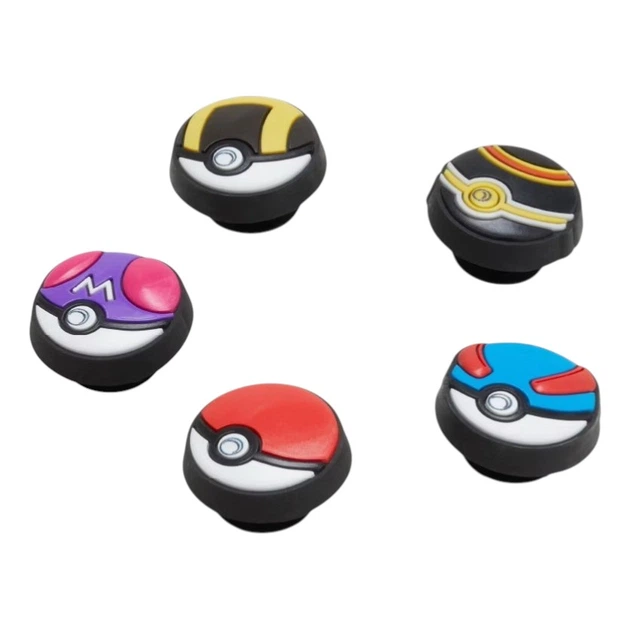 Джибітси Crocs Poke Ball 5Pck 10015745 5 шт Різнокольорові (198445179419) - зображення 2