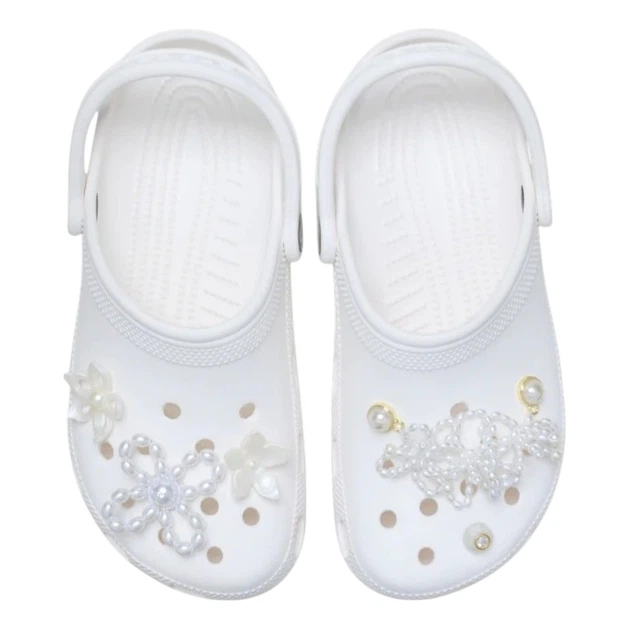Przypinki do butów Crocs White Pearl Beaded 5 Pack 10016002 5 szt Wielokolorowe - obraz 3