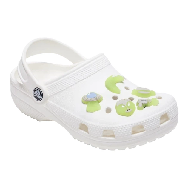 Джибітси Crocs Glow In The Dark Space 5 Pack 10016288 5 шт Різнокольорові (198445232794) - зображення 4