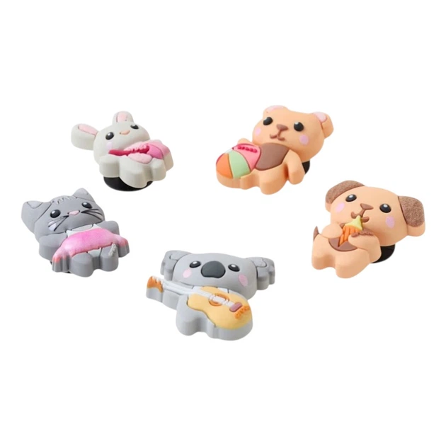 Przypinki do butów Crocs Cutie Animal Friends 5 Pack 10017623 5 szt Wielokolorowe - obraz 2