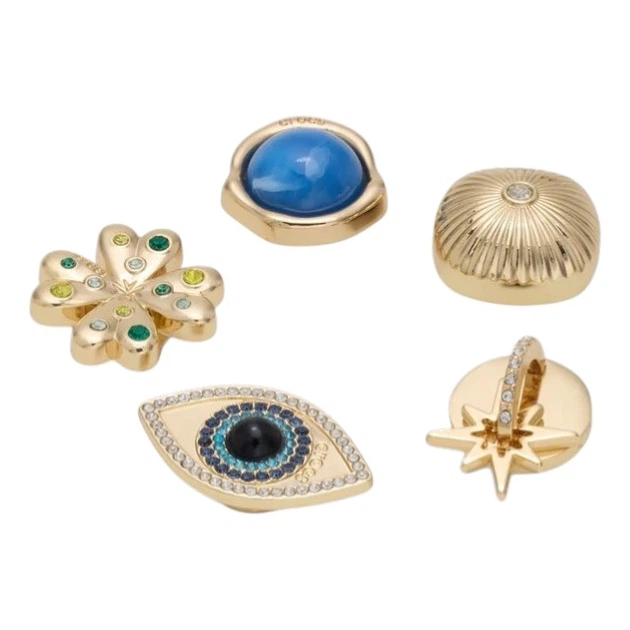 Джибітси Crocs Gold Smt Gem Mystic 5 Pack 10017722 5 шт Різнокольорові (198445376702) - зображення 2