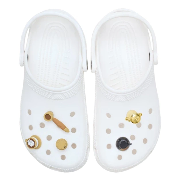 Przypinki do butów Crocs 3D Coffee Set 5 Pack 10017667 5 szt Wielokolorowe - obraz 3