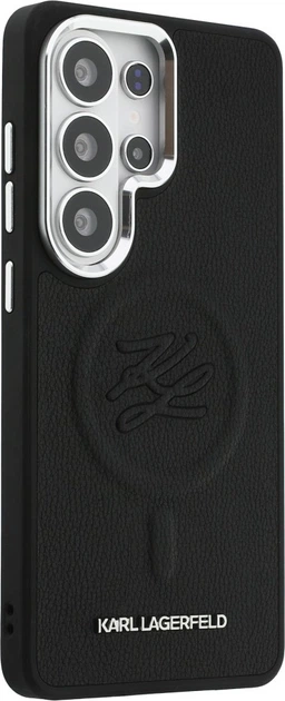 Чохол Karl Lagerfeld Embossed Ring Initials MagSafe для Samsung Galaxy S26 Ultra Black (KLHMS26LPGFKLRDK) - зображення 4