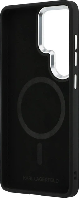 Чохол Karl Lagerfeld Embossed Ring RSG Logo MagSafe для Samsung Galaxy S26 Ultra Black (KLHMS26LPSKRSGEK) - зображення 7
