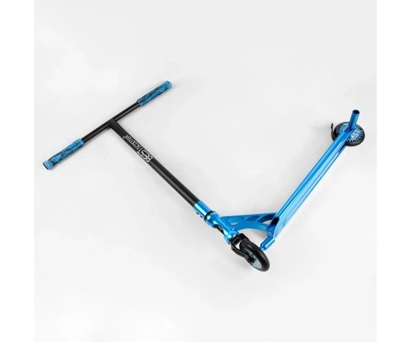 Самокат трюковый 98901 Best Scooter (4) HIC-система, ПЕГИ, алюминиевый диск и дека, АНОДИРОВАННАЯ КРАШКА, колеса PU, d=110мм, ширина руля - 60 см - Фото 4 Самокат трюковый 98901 Best Scooter (4) HIC-система, ПЕГИ, алюминиевый диск и дека, АНОДИРОВАННАЯ КРАШКА, колеса PU, d=110мм, ширина руля - 60 см - изображение 4