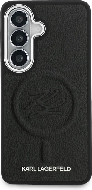 Чохол Karl Lagerfeld Embossed Ring Initials MagSafe для Samsung Galaxy S26 Plus Black (KLHMS26MPGFKLRDK) - зображення 3