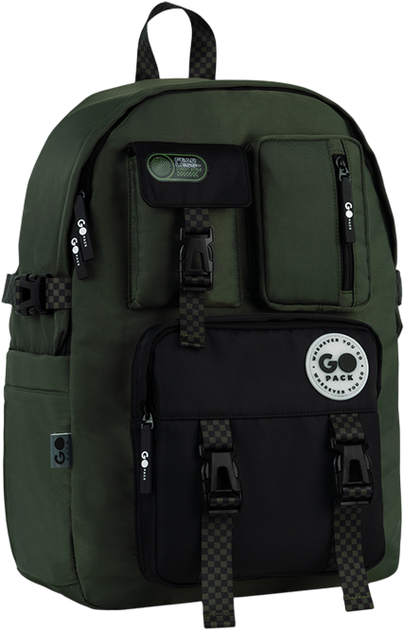 Рюкзак GoPack Education Teens 43x30.5x14 см Хаки (GO26-2500L-4) - Фото 1 Рюкзак GoPack Education Teens 43x30.5x14 см Хаки (GO26-2500L-4) - изображение 1