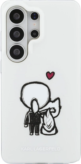 Чохол Karl Lagerfeld IML Karl&Choupette MagSafe для Samsung Galaxy S26 Ultra Transparent (KLHMS26L6HKCBHH) - зображення 3