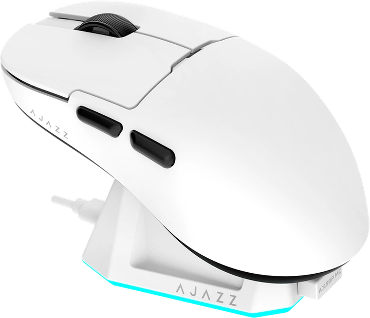 Ігрова бездротова миша Ajazz AJ159P MC -3 Mod-White-3311 Charging Dock - Фото 1 Ігрова бездротова миша Ajazz AJ159P MC -3 Mod-White-3311 Charging Dock - изображение 1